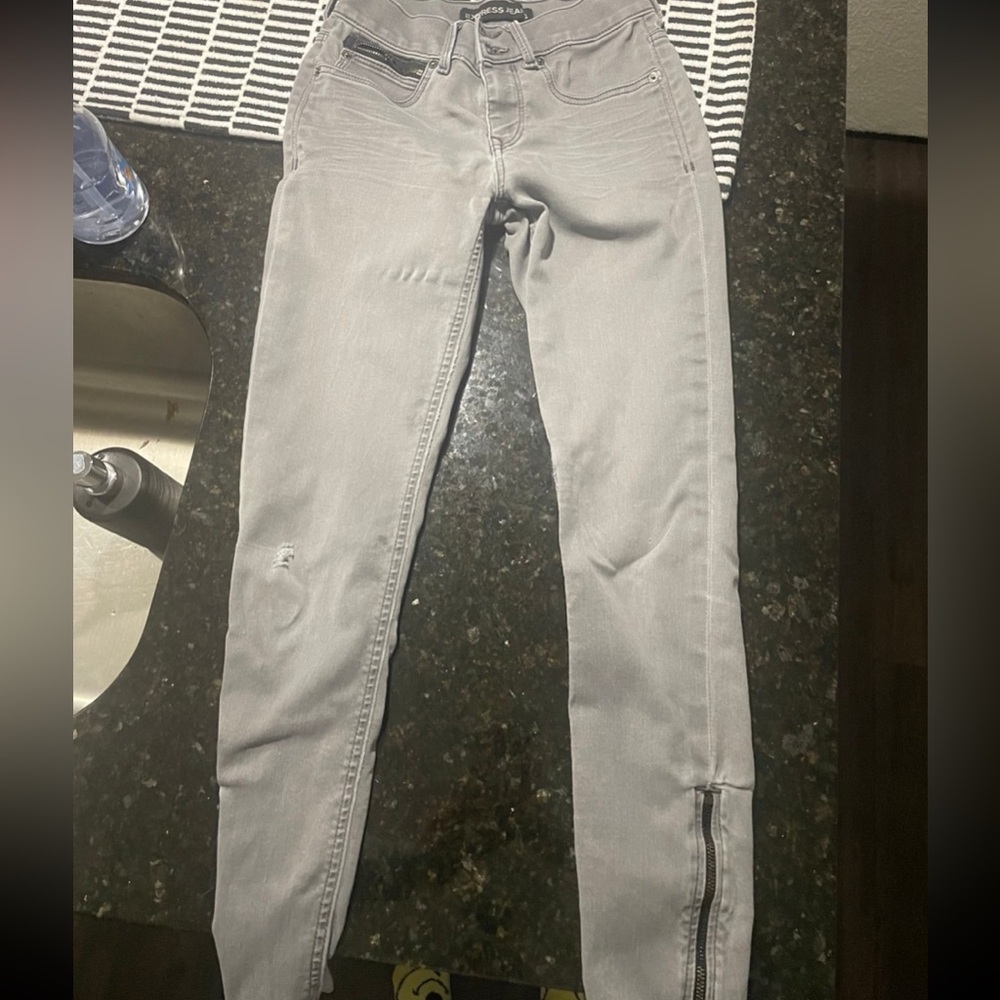 Express Grey Jeans